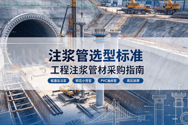 安岳注浆管选型标准