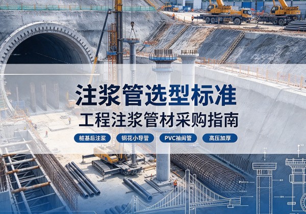 安岳注浆管选型标准